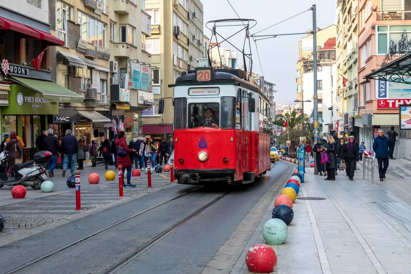 Kadıköy's street life on the Asian side